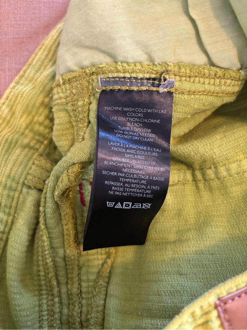 Urban Outfitters | BDG Corduroy Cutoff Carpenter Shorts | Olive - Picture 11 of 12